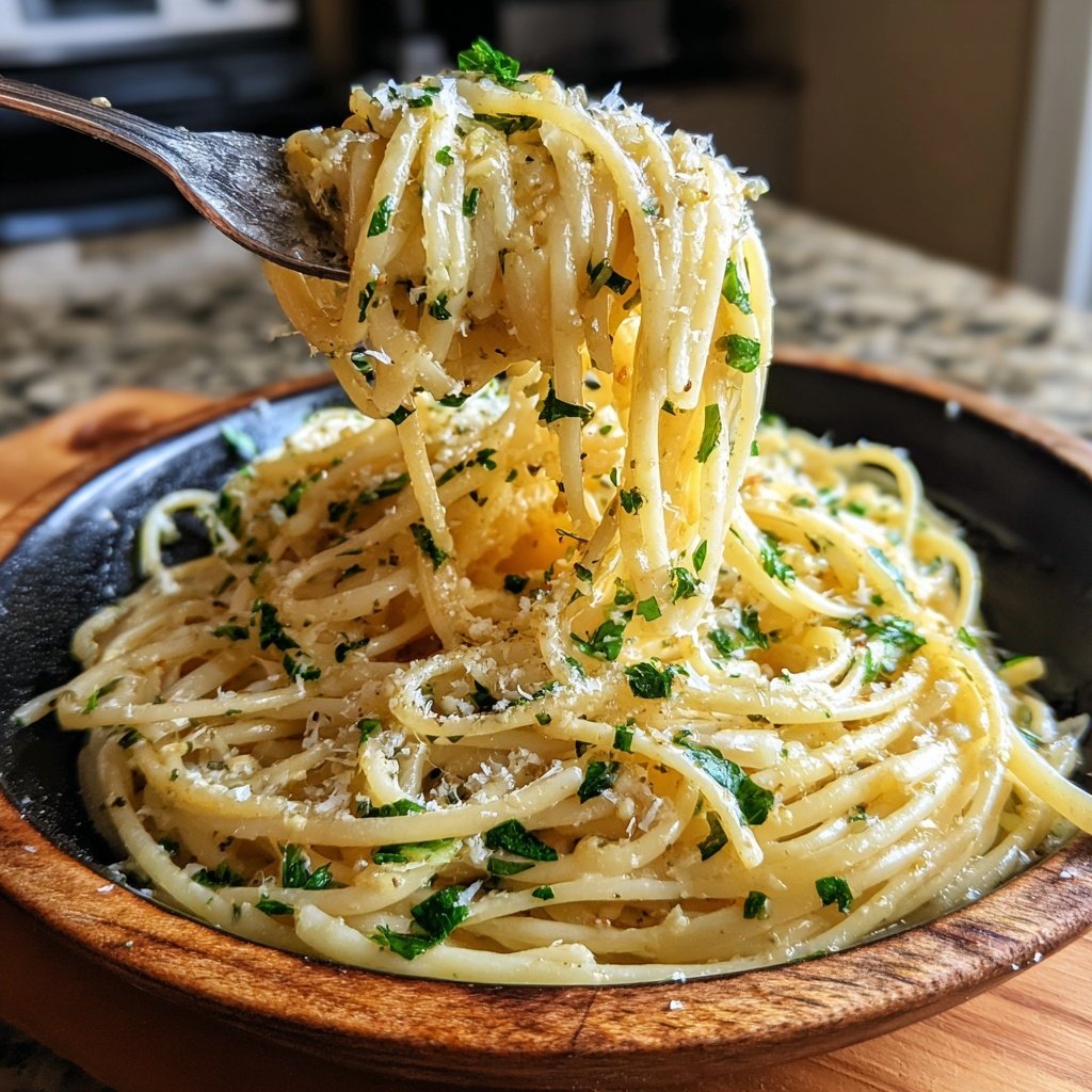 Quick & Easy 15-Minute Garlic Pasta