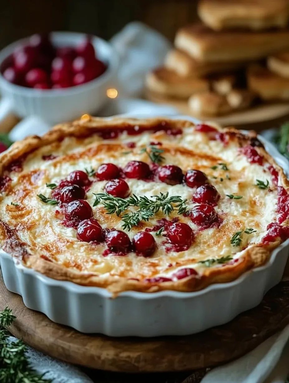 Baked Cranberry Cream Cheese Dip