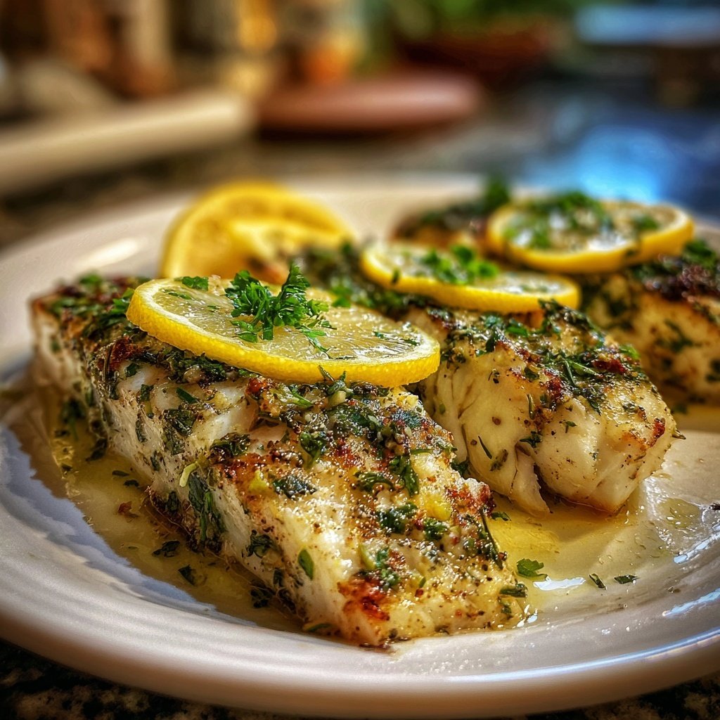 Healthy & Light Lemon Grilled Fish Plate