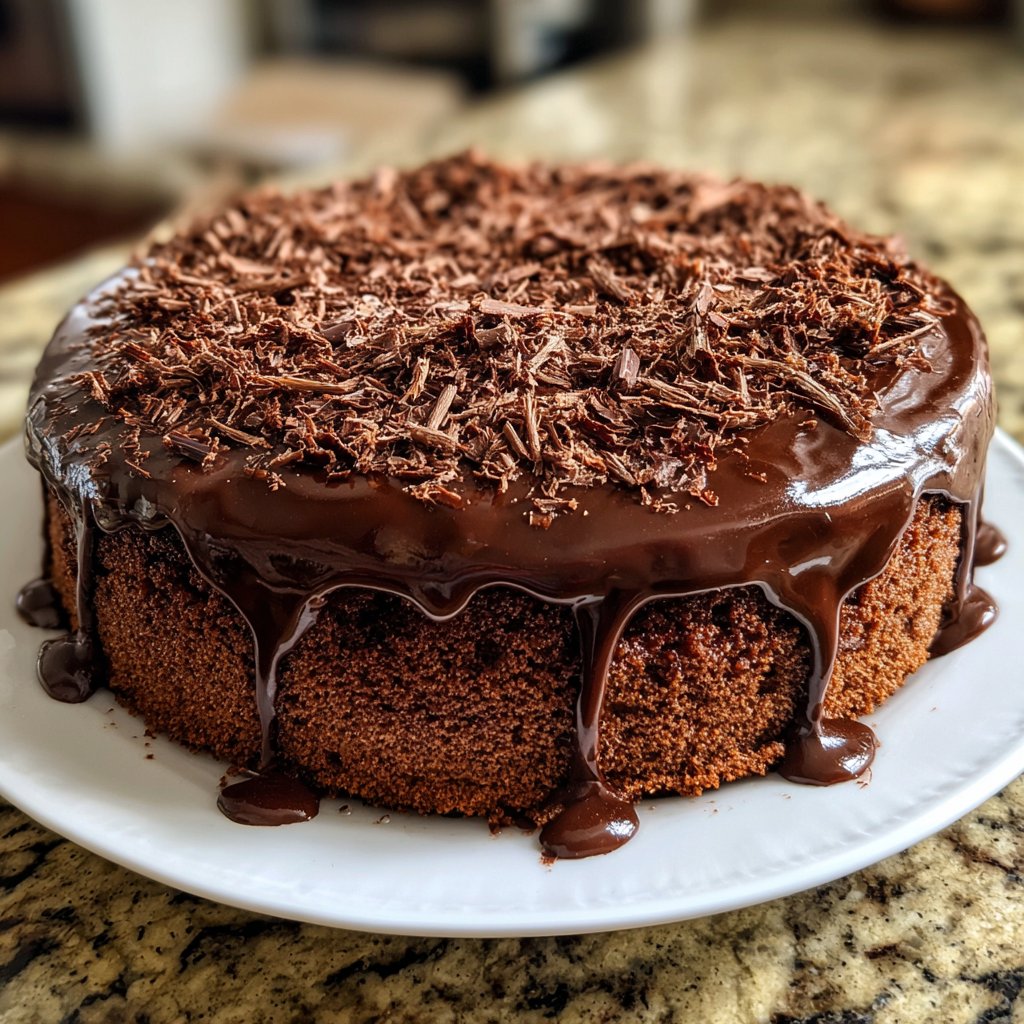 Chocolate Cake With Moist Cocoa Crumb
