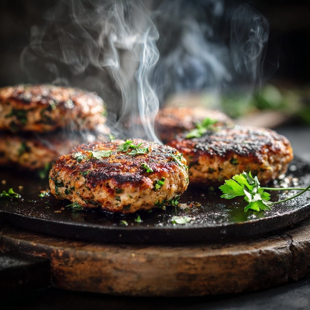 Ground Chicken Burger Patties