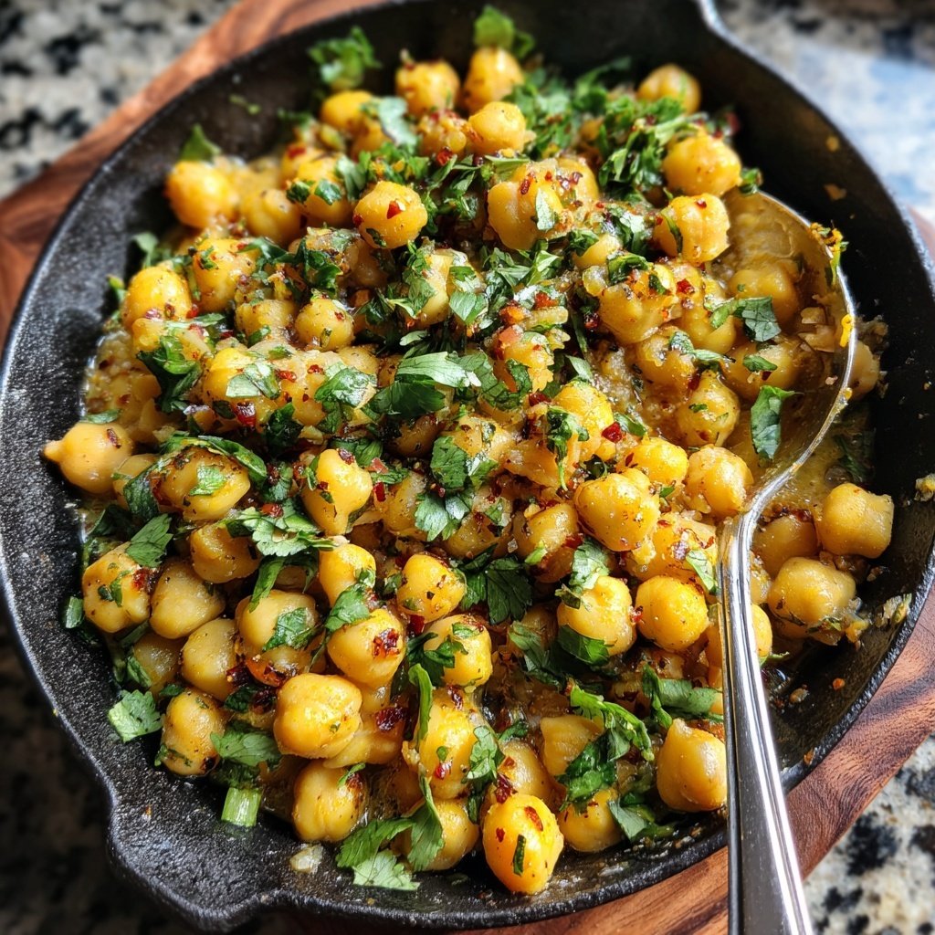 Jamaican Coconut Lime Chickpea Skillet