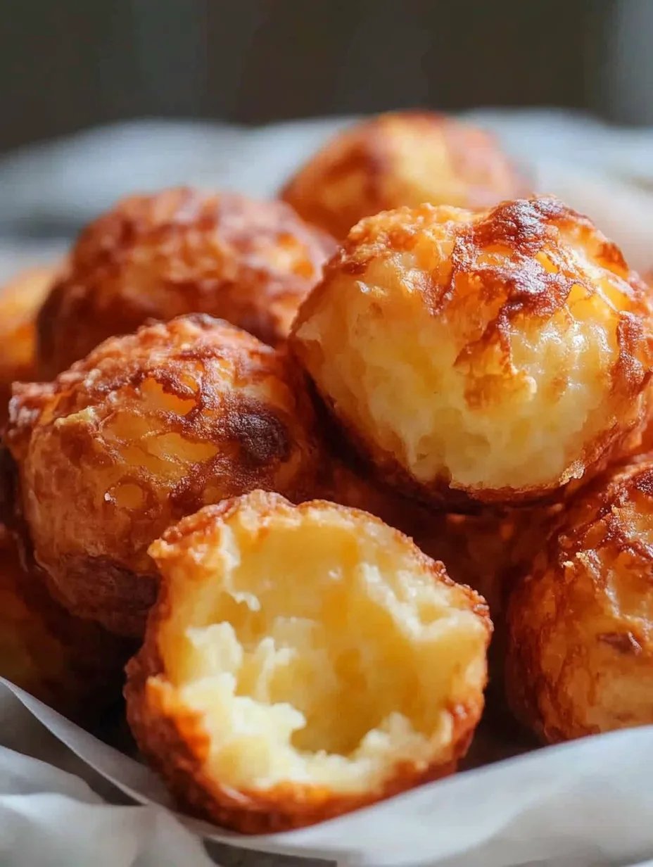 Crispy Mashed Potato Cheese Puffs